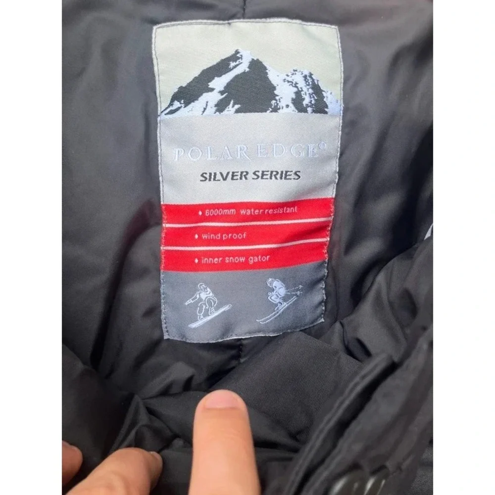 Polar Edge Silver Series Men's Size S Gray Insulated Dominator Snow Ski Pants